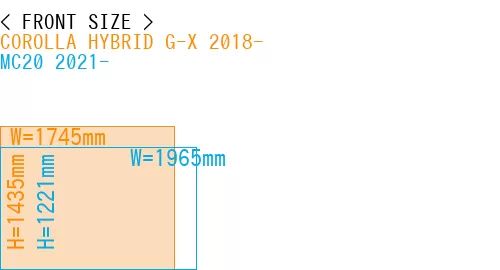 #COROLLA HYBRID G-X 2018- + MC20 2021-